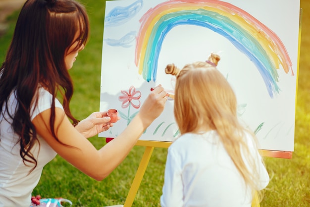 Dessin mère et fille