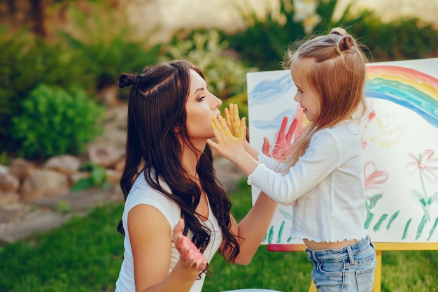 Dessin mère et fille