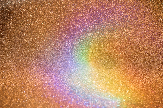 Photo gratuite de dessus des gouttelettes d'eau et arc-en-ciel