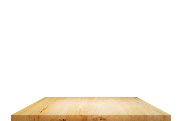 Dessus de table sur isolé