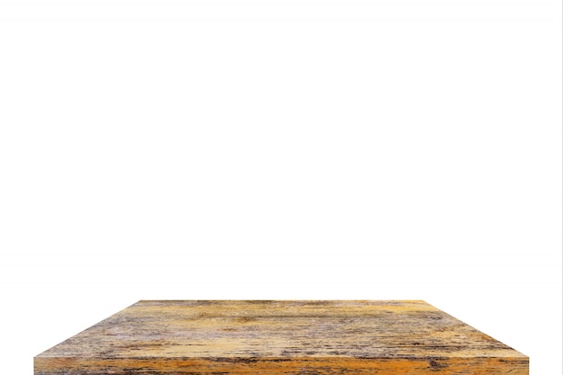 Dessus de table sur isolé