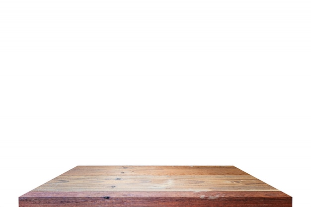 Dessus de table sur isolé