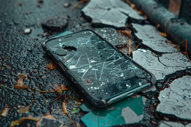 Destruction de la scène du smartphone