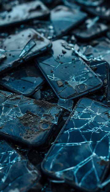 Destruction de la scène du smartphone