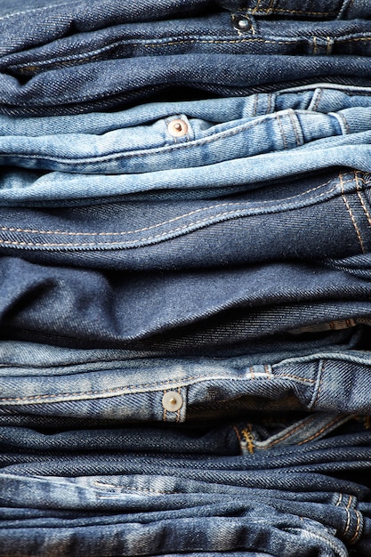 Photo gratuite les détails du tissu blue jeans