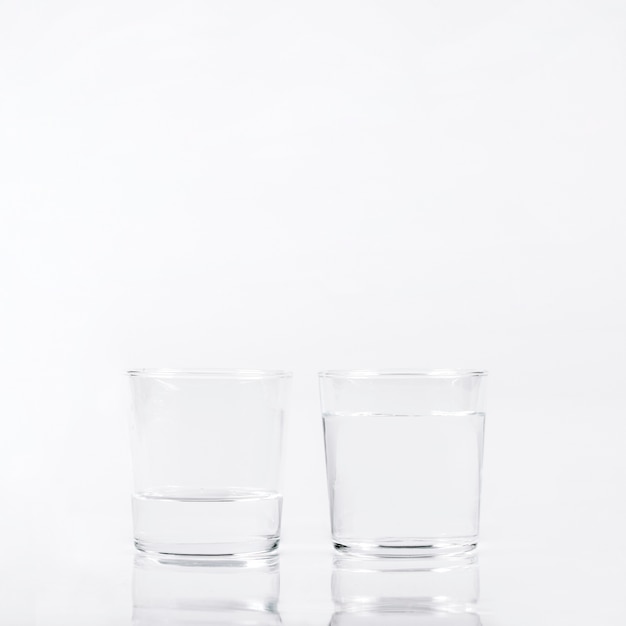 Deux verres d&#39;eau