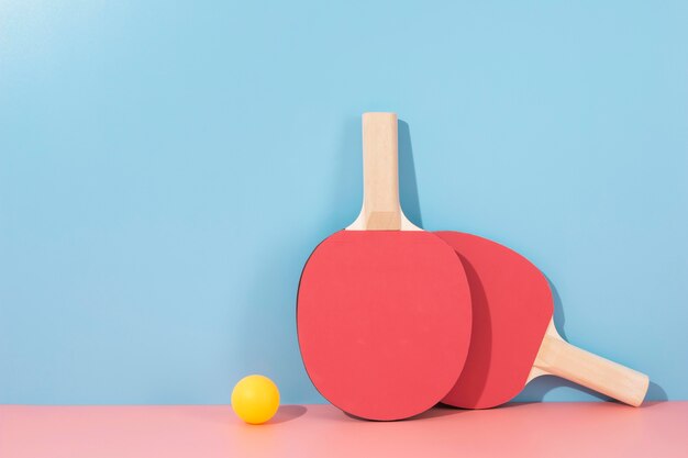 Disposition des éléments de sport dans un style minimal