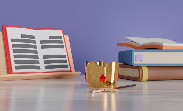 Disposition des livres sur la table