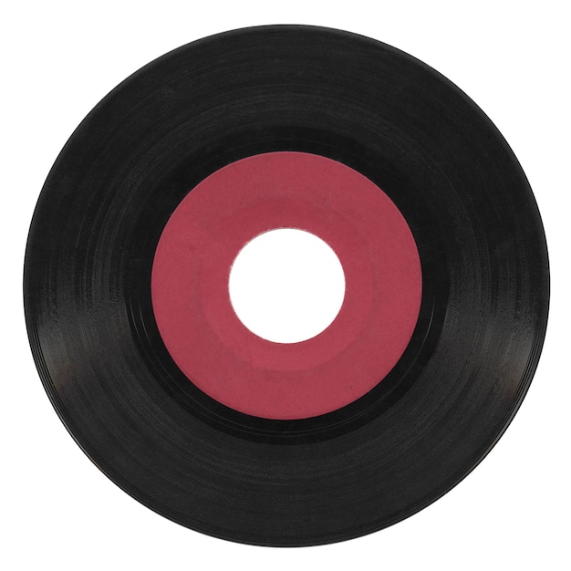 Disque vinyle isolé