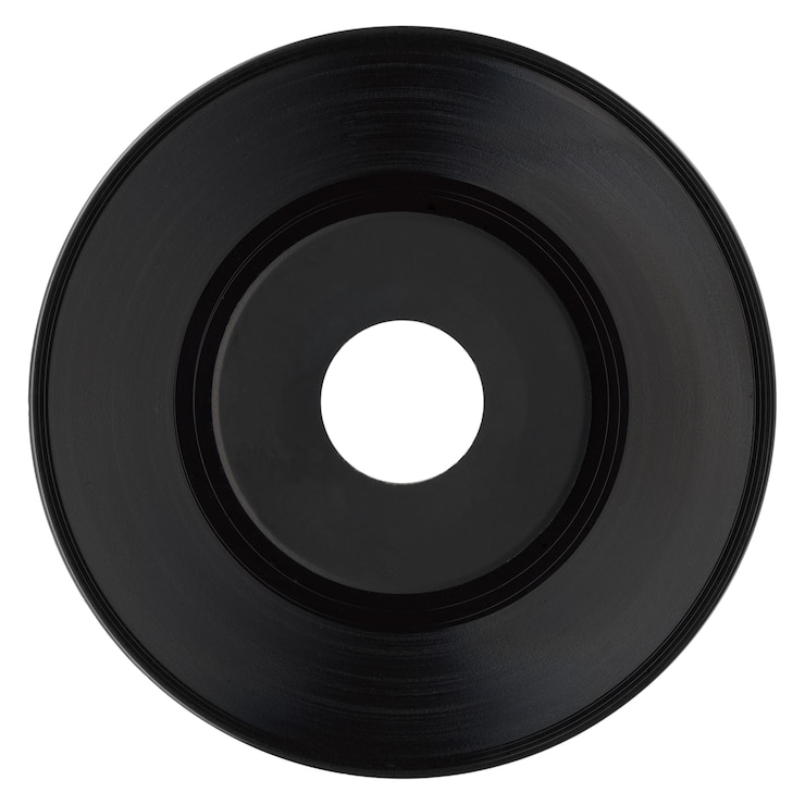 Photo gratuit disque vinyle isolé