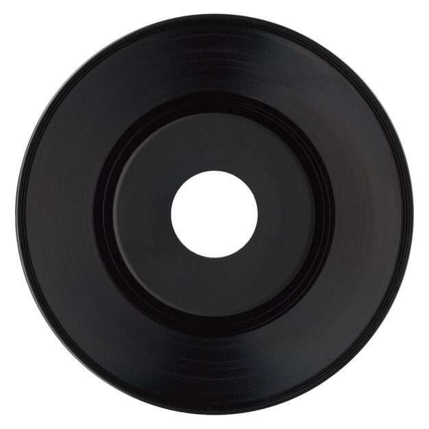 Disque vinyle isolé