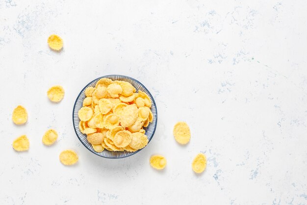 Diverses céréales pour le petit déjeuner