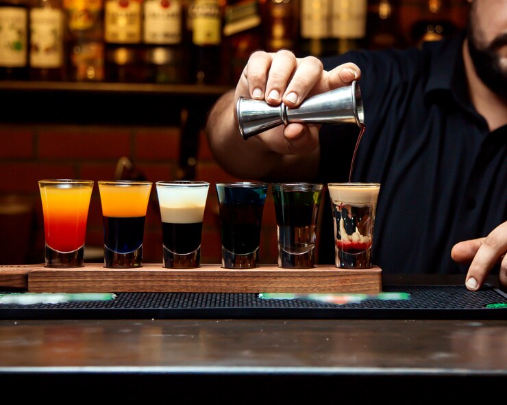 Photo gratuit diverses sélections de cocktails