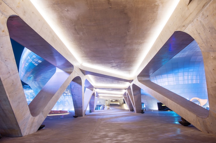 Photo gratuit dongdaemun design plaza