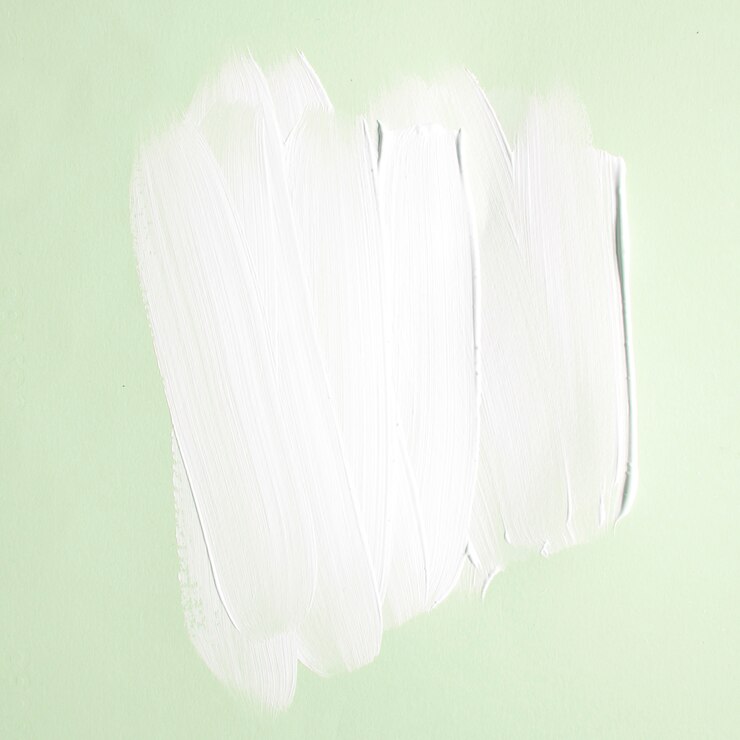 Photo gratuit doux coups de peinture sur vert
