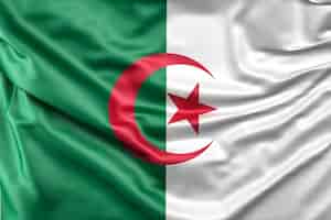 Photo gratuite drapeau de l'algérie