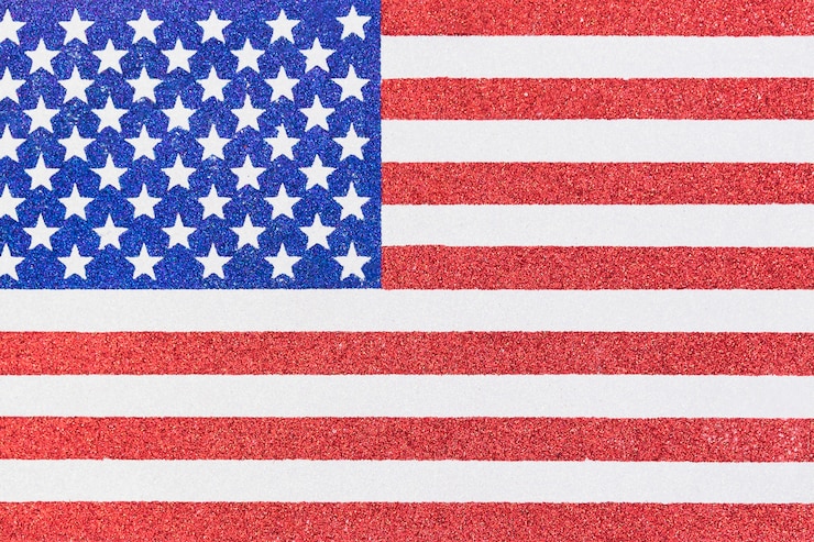 Photo gratuit drapeau américain