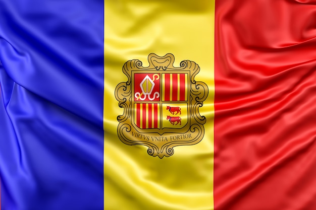 Drapeau d&#39;Andorre