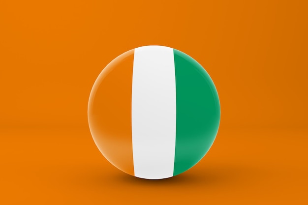 Photo gratuite drapeau de la côte d'ivoire