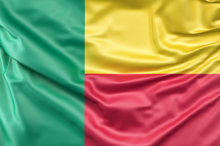 Photo gratuit drapeau du bénin