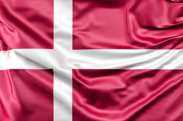 Photo gratuit drapeau du danemark