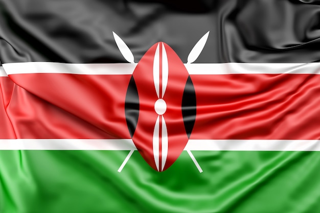 Photo gratuite drapeau du kenya