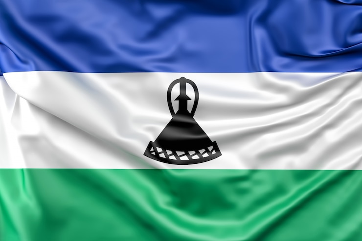Photo gratuit drapeau du lesotho