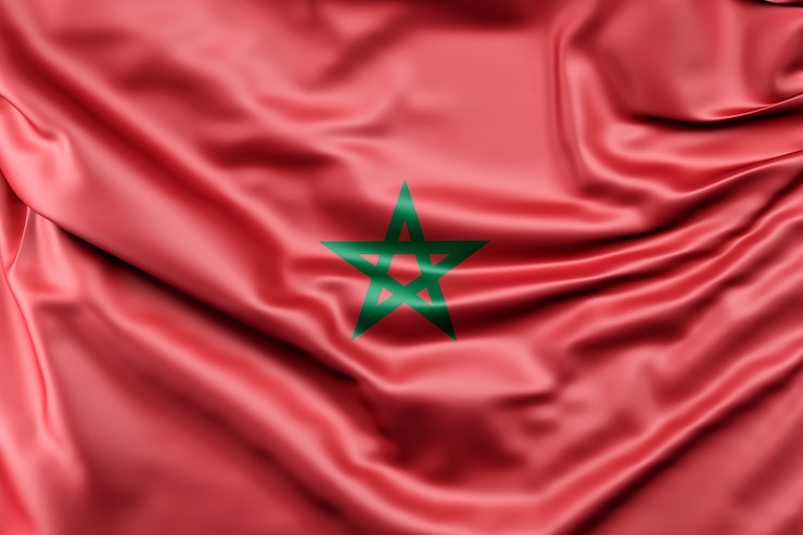 Photo gratuit drapeau du maroc