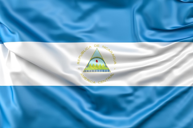 Photo gratuite drapeau du nicaragua