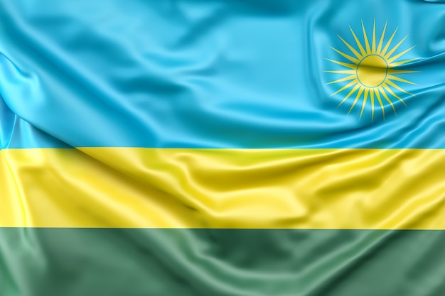 Photo gratuite drapeau du rwanda