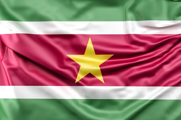 Photo gratuite drapeau du suriname