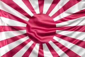 Photo gratuite drapeau imperial japonais