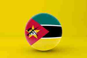 Photo gratuite drapeau mozambique