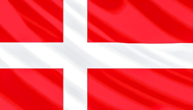 Photo gratuite drapeau national du danemark fond texturé ai générative