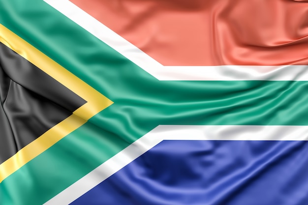Drapeau de la République d&#39;Afrique du Sud