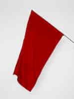 Photo gratuite drapeau rouge