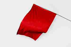 Photo gratuite drapeau rouge