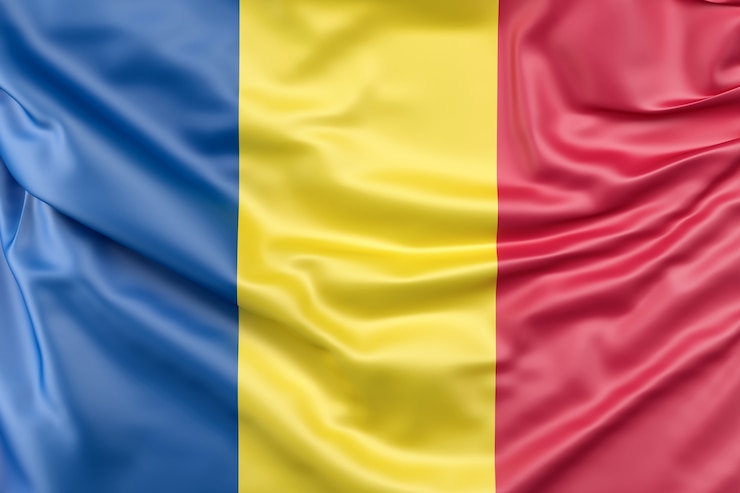 Photo gratuit drapeau de la roumanie