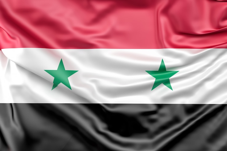 Photo gratuit drapeau de la syrie