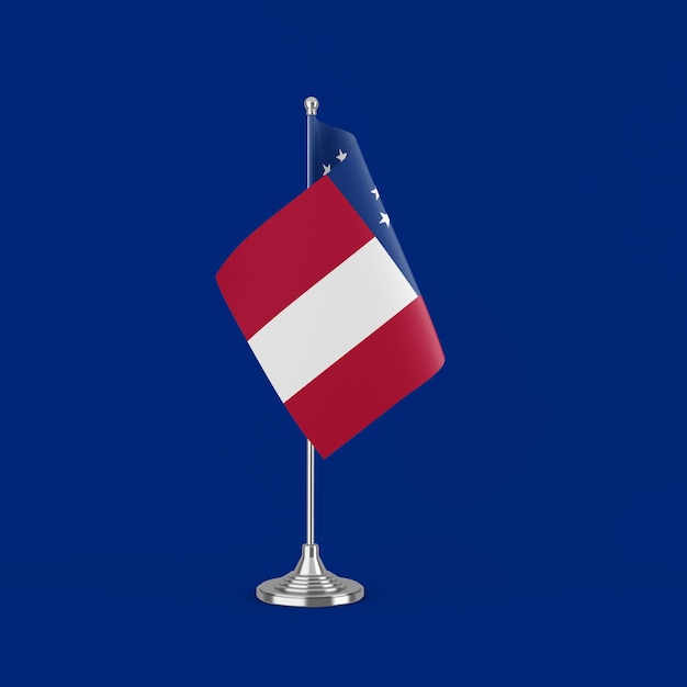 Photo gratuite drapeau de table géorgie