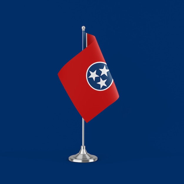 Photo gratuite drapeau de table tennessee