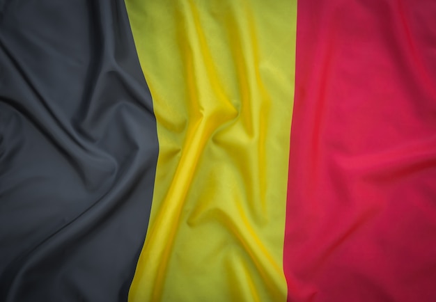 Drapeaux de la Belgique.