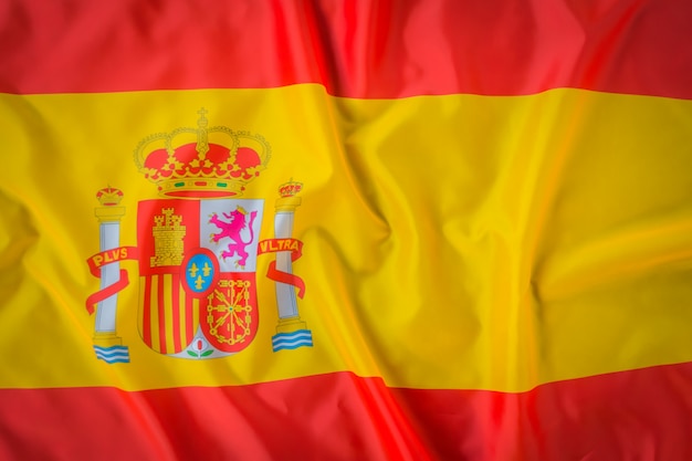 Photo gratuite drapeaux de l'espagne.