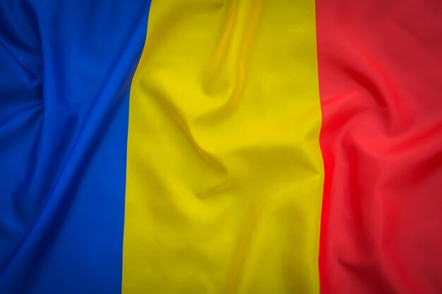 Drapeaux de Roumanie.