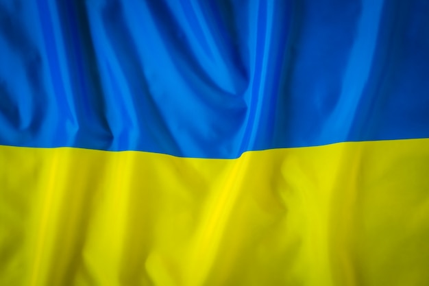 Drapeaux de l&#39;Ukraine.