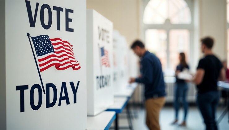 Photo gratuit le droit de vote aux élections américaines