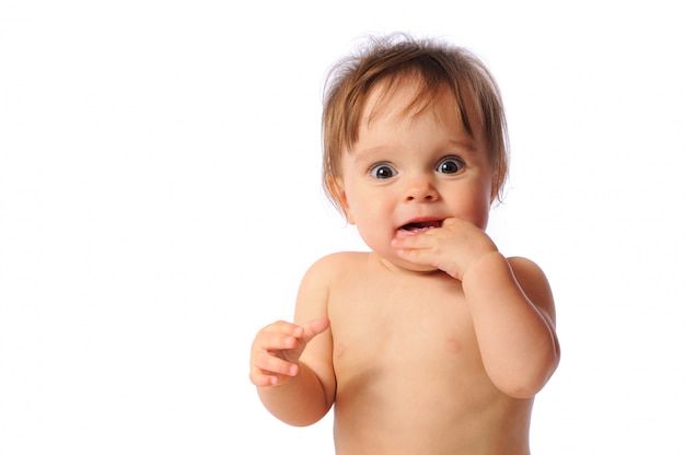 Drole De Petit Bebe D Un An Fait Un Visage Comique Et Montre La Premiere Dent Photo Premium Drole De Petit Bebe D Un An Fait Un Visage Comique Et Montre La Premiere Dent Photo Premium