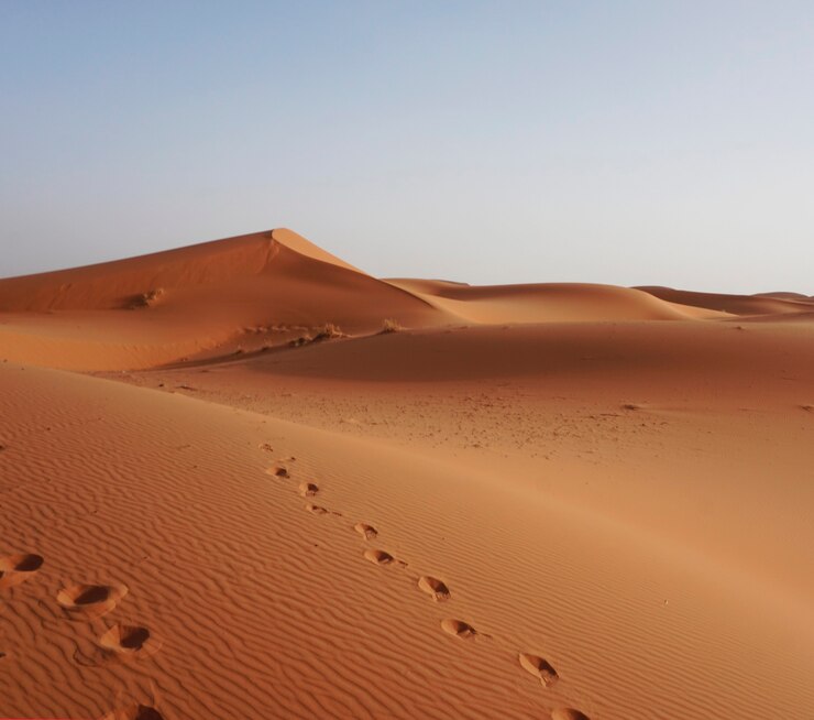 Photo gratuit les dunes de l'erg chebbi, maroc
