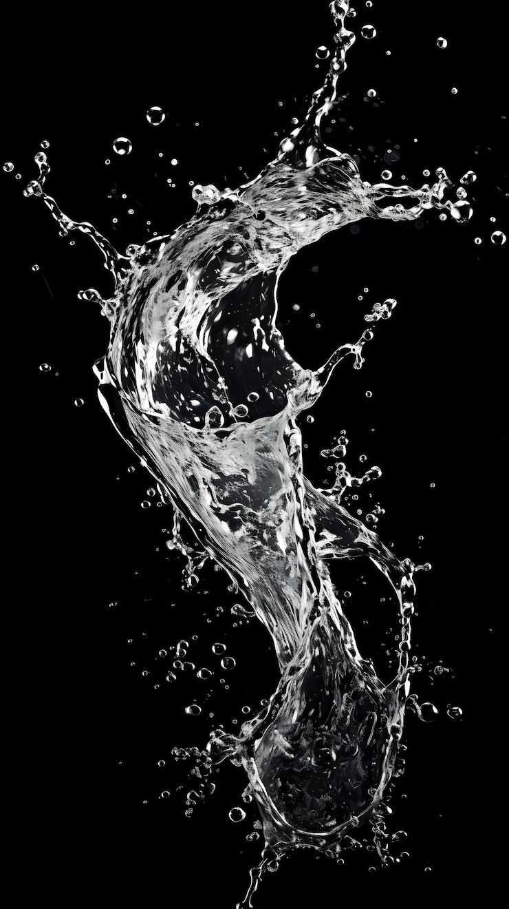 Photo gratuit eau 3d ai générer