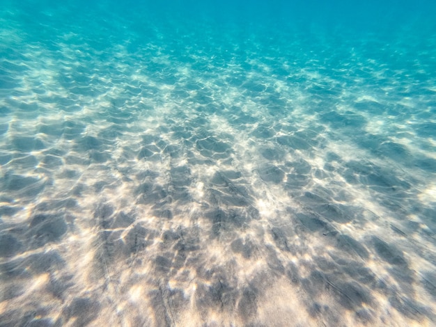  Eau  Bleue  Claire  Prise De Vue Sous marine Du Fond De La 